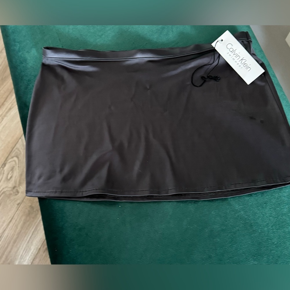 Calvin Klein swimwear coverup, gray. Size S